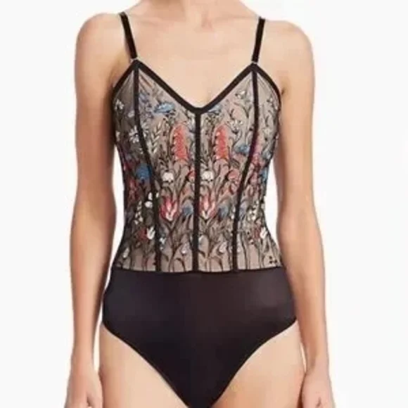 Wolford Wildflower String Bodysuit - Picture 3 of 4